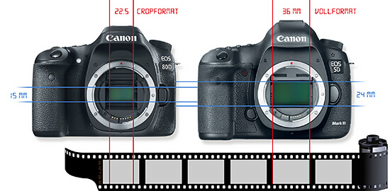 DSLR-Kamera - Formatfaktor